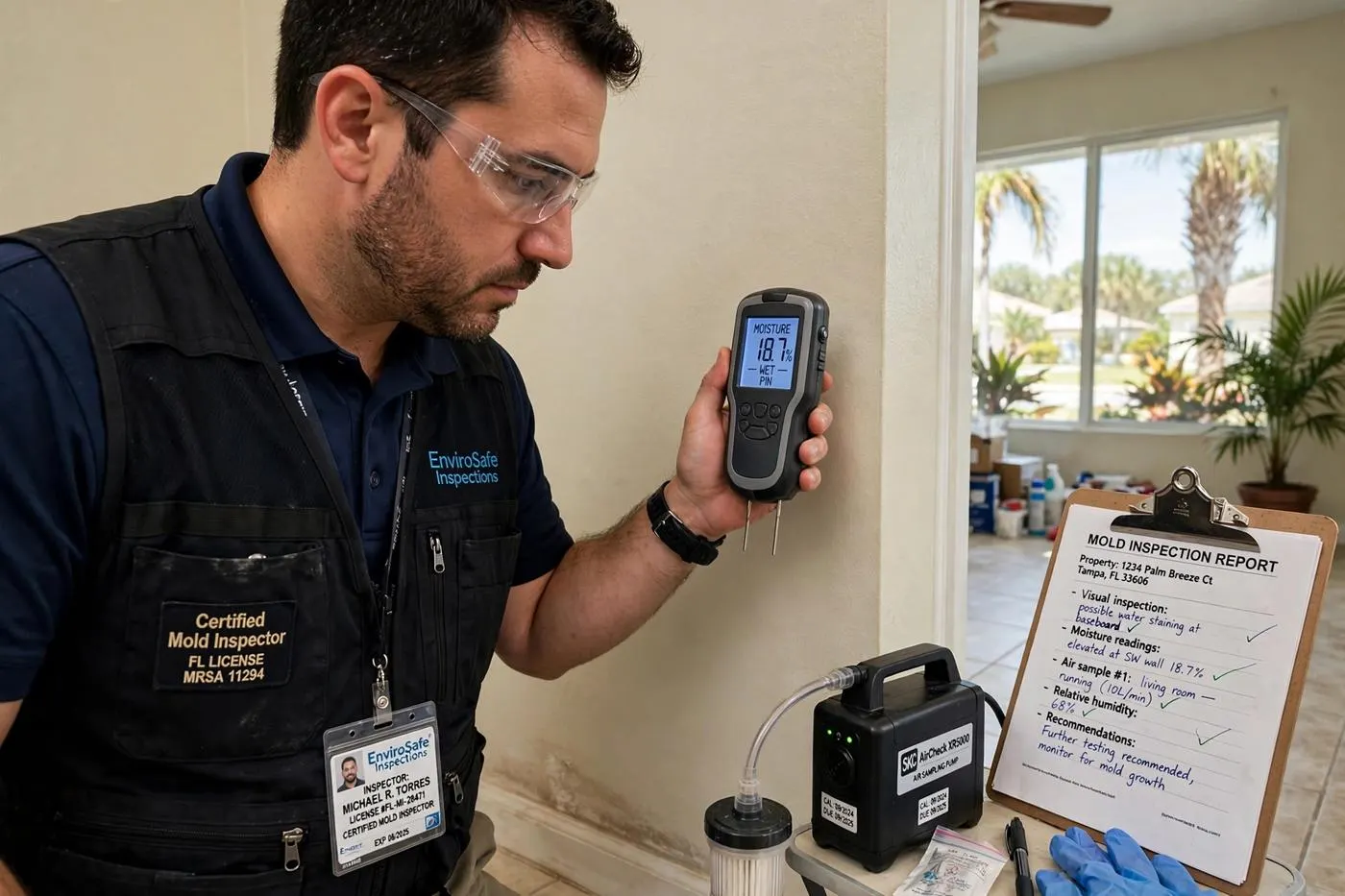 Mold Testing in Wellington, FL
